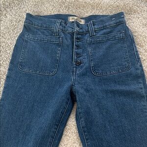 Madewell High Rise Dark Blue Jeans
